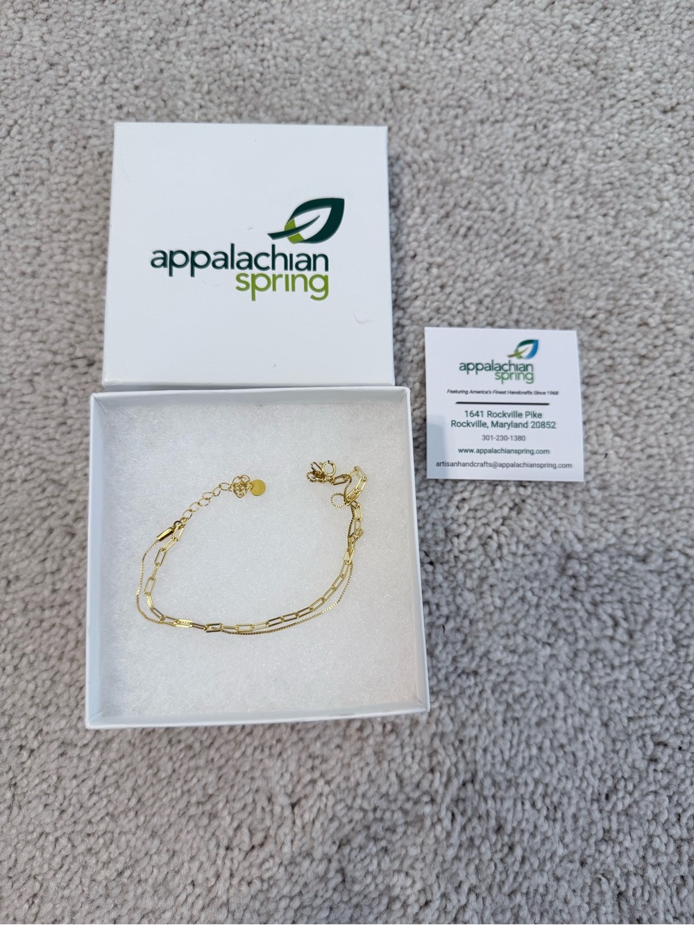 Gold plated sterling silver paperclip chain bracelet